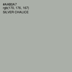 #AAB0A7 - Silver Chalice Color Image